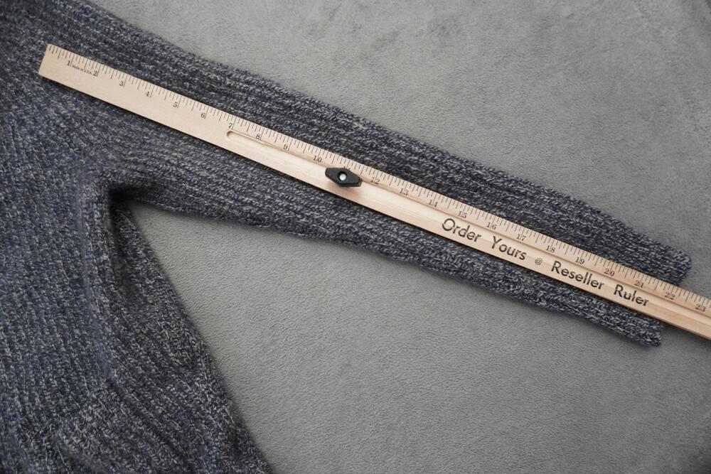 J Crew Rugged Merino Cardigan Sweater Mens Small Gray Shawl Collar Knit Pockets - Picture 11 of 16